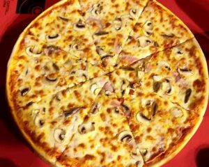 Pizza con Champiñones - Pizza Energía